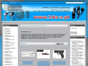 Sklep internetowy 24a-z.pl - sprzęt obronny